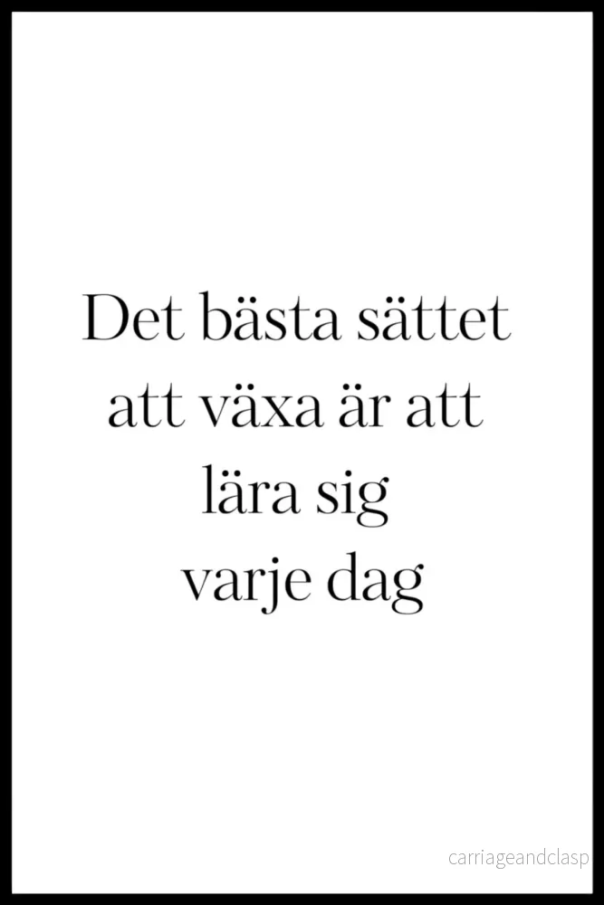 Poster – Det bästa sättet att växa Poster – Det bästa sättet att växa