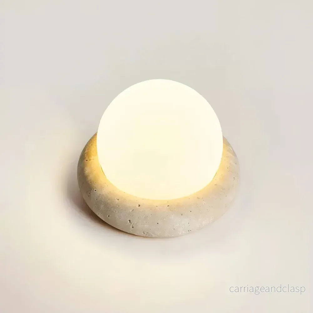 Veska | Travertine Bordslampa - Bild 3