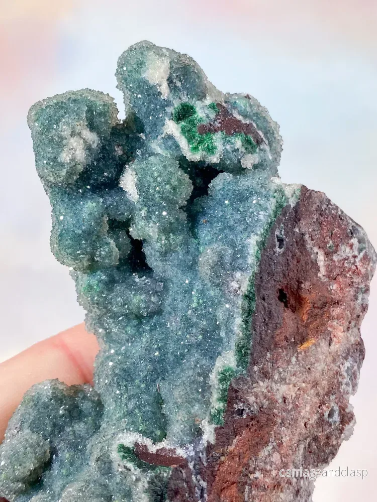 Druzy-kula Malakitkluster (Nr 4) - Bild 3
