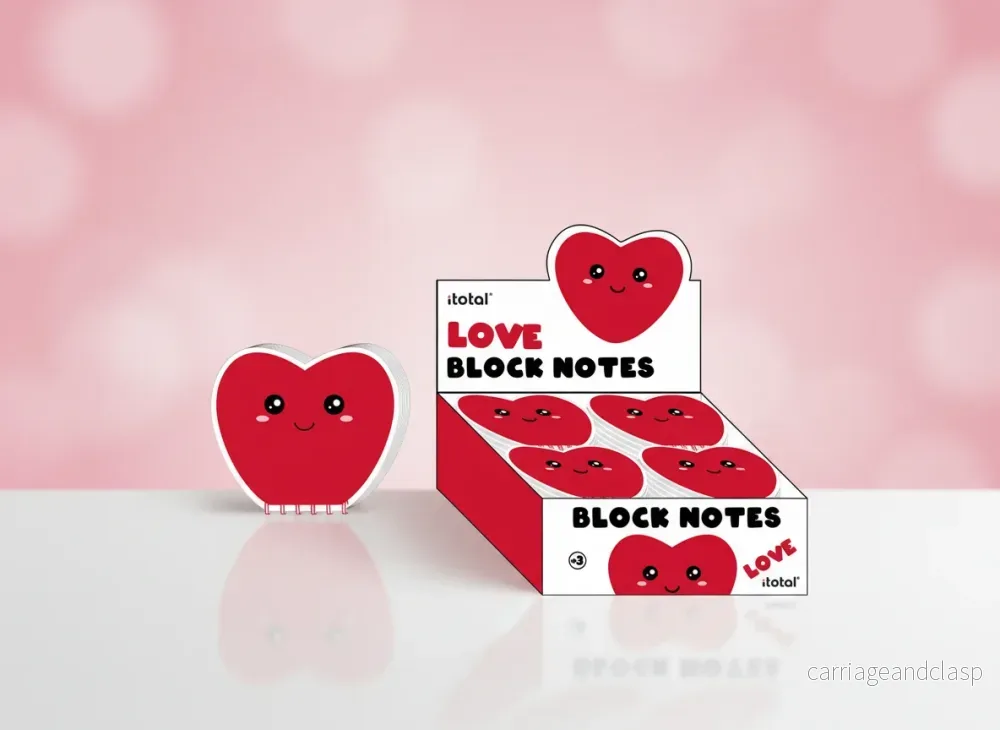 Anteckningsblock Hjärta Anteckningsblock Hjärta