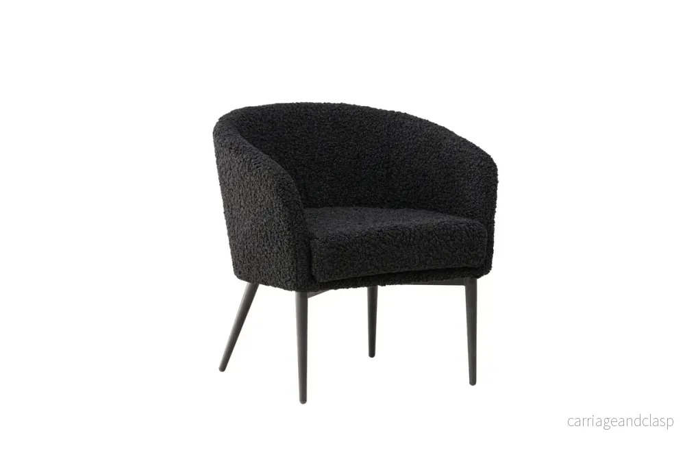 Fluffy Fåtölj Svart - Bild 2