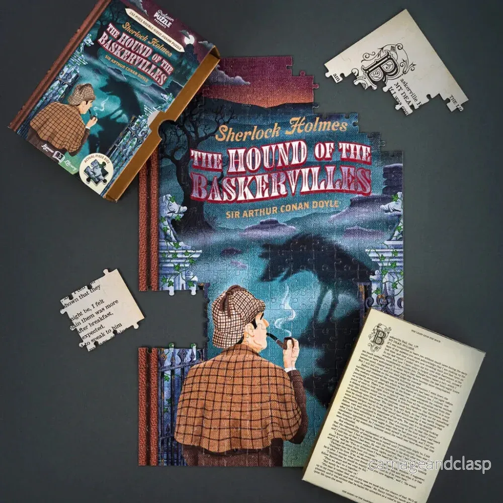 Professor Puzzle - Baskervilles hund Sagopussel (dubblesidigt 256 bitar) - Bild 3