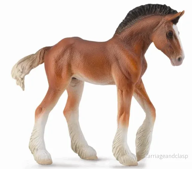 CollectA - Clydesdale föl brun