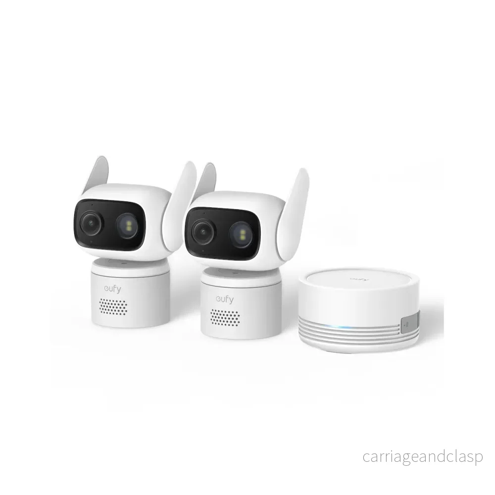 Eufy 2-pack med två C31 WiFi-kameror och Mini Homebase Eufy 2-pack med två C31 WiFi-kameror och Mini Homebase