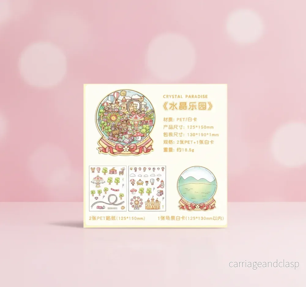 3D Scen Kawaii Klistermärken - Tivoli - Bild 2