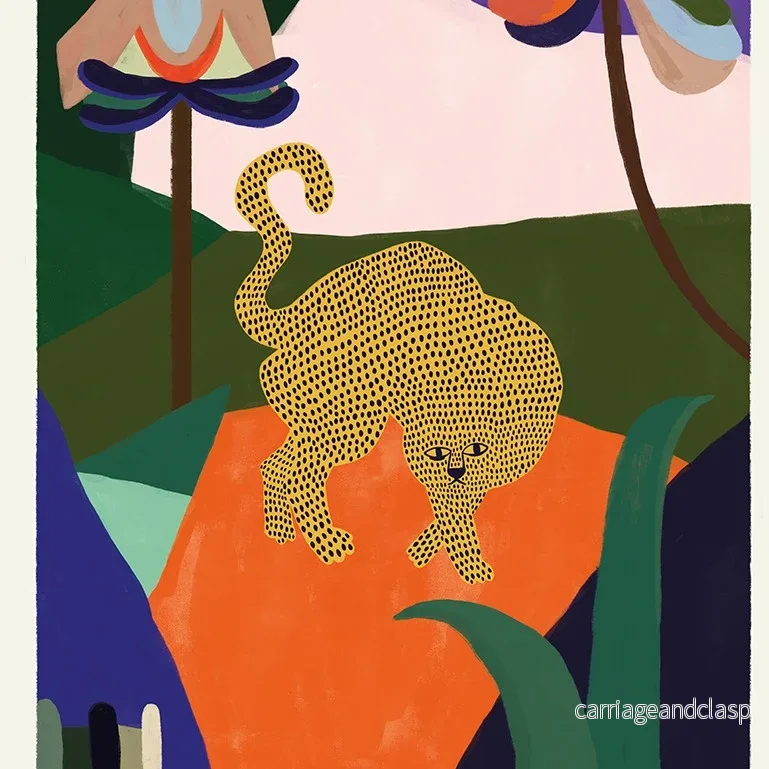 Poster ”Leopard” av Agnes Florin Poster ”Leopard” av Agnes Florin