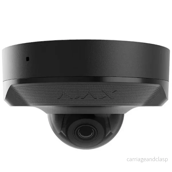 Ajax Systems DomeCam Black Mini 8MP IP-säkerhetskamera Ajax Systems DomeCam Black Mini 8MP IP-säkerhetskamera
