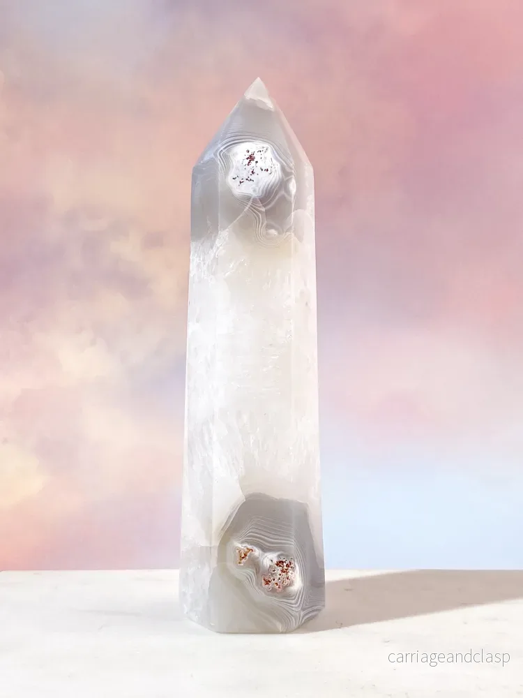 Druzy Agate Tower (No. 1) - Bild 2