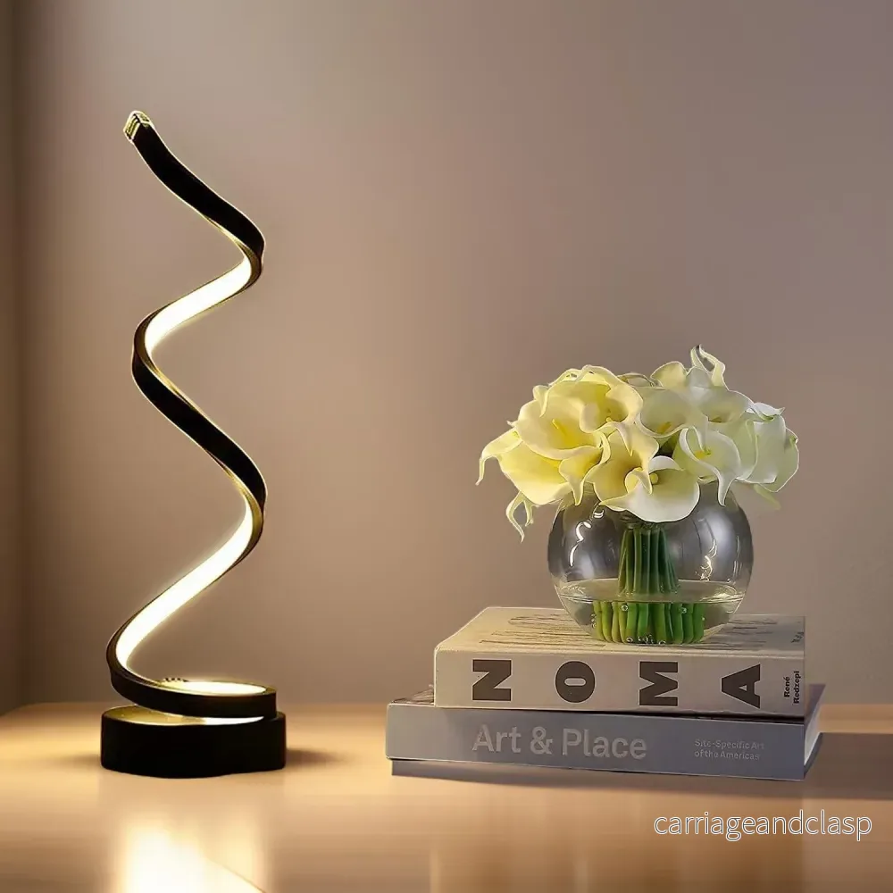 Modern LED-bordslampa med touchkontroll och varmt ljus | Veska - Bild 3