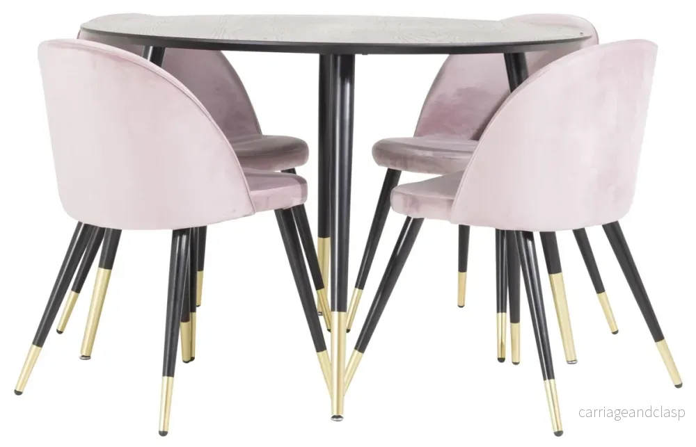 Dipp & Velvet Rund Matgrupp