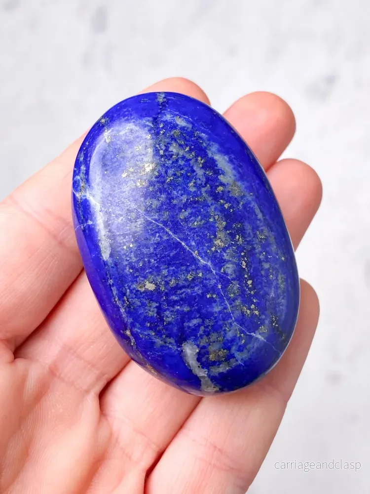 Lapis Lazuli Palmstone (nr 22) - Bild 2