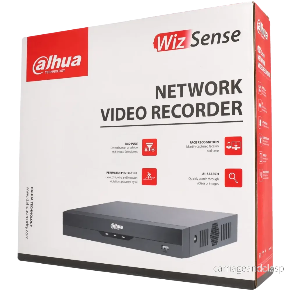 Dahua NVR2116HS-I2 1x LAN (ingen PoE) Lämplig för 16 IP-kameror, smart detektering med Wizsense - Bild 3