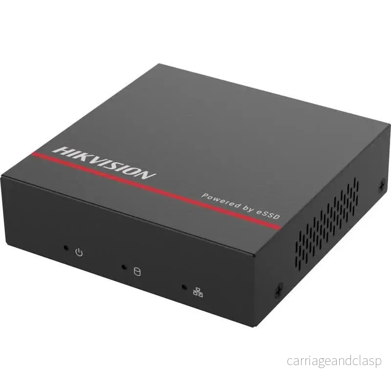 Hikvision DS-E08NI-Q1, Inkl. 2TB SSD, Lämplig för 8 IP-kameror. Utan PoE