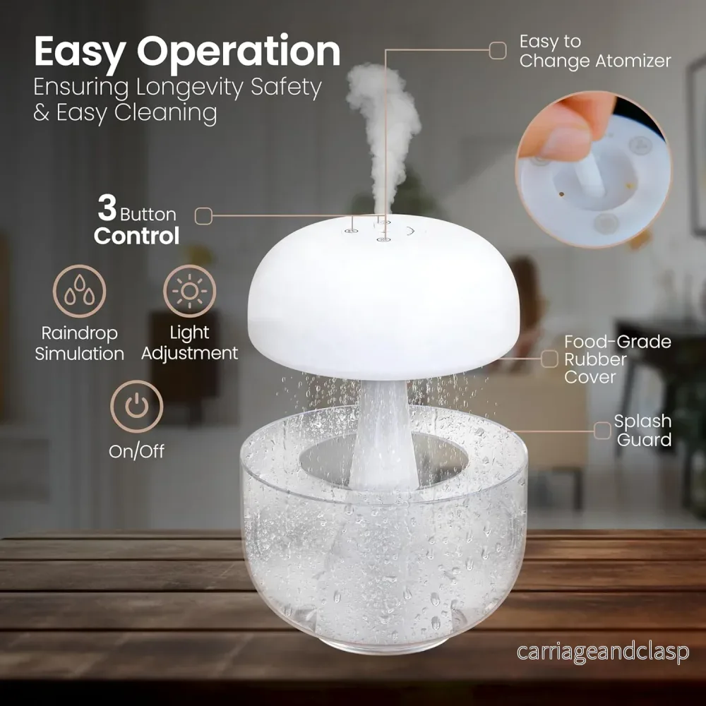 Aroma Diffuser Regnmoln Luftfuktare | Veska - Bild 3