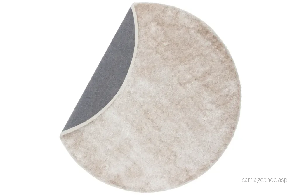 Mattis Rund Matta Beige - Bild 3